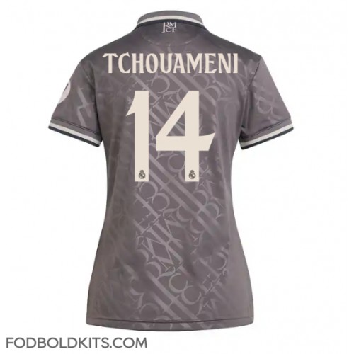 Real Madrid Aurelien Tchouameni #14 Tredjetrøje Dame 2024-25 Kortærmet